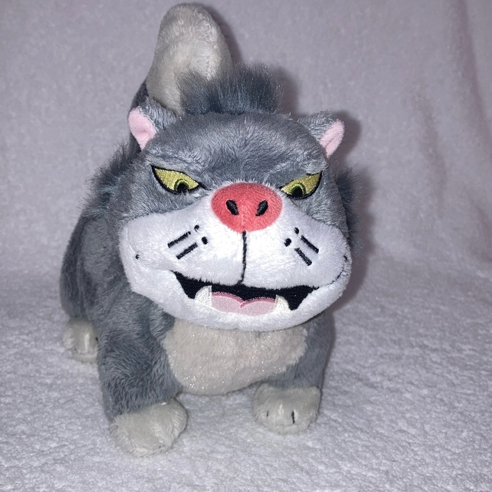 Authentic Disney Lucifer Cat from Cinderella Plush Stuffed Animal Toy 8"